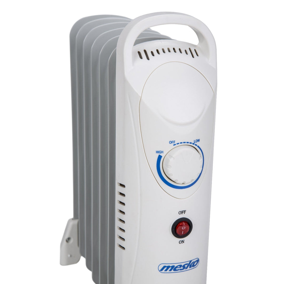 Mesko oil heater, 7 ribs, 800W, temperature control, gray, MS 7804