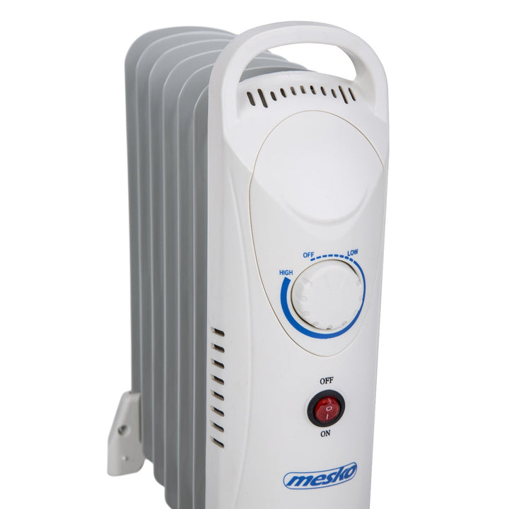Mesko oil heater, 7 ribs, 800W, temperature control, gray, MS 7804