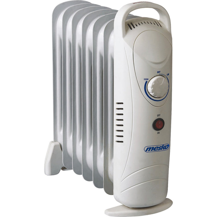 Mesko oil heater, 7 ribs, 800W, temperature control, gray, MS 7804