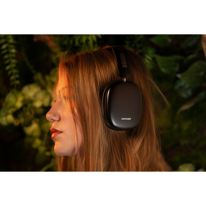 Concept SoundJoy wireless in-ear headphones, up to 70 hours playback time, Bluetooth 5.4, fast charging, active noise cancellation up to 33dB, black, HS4060