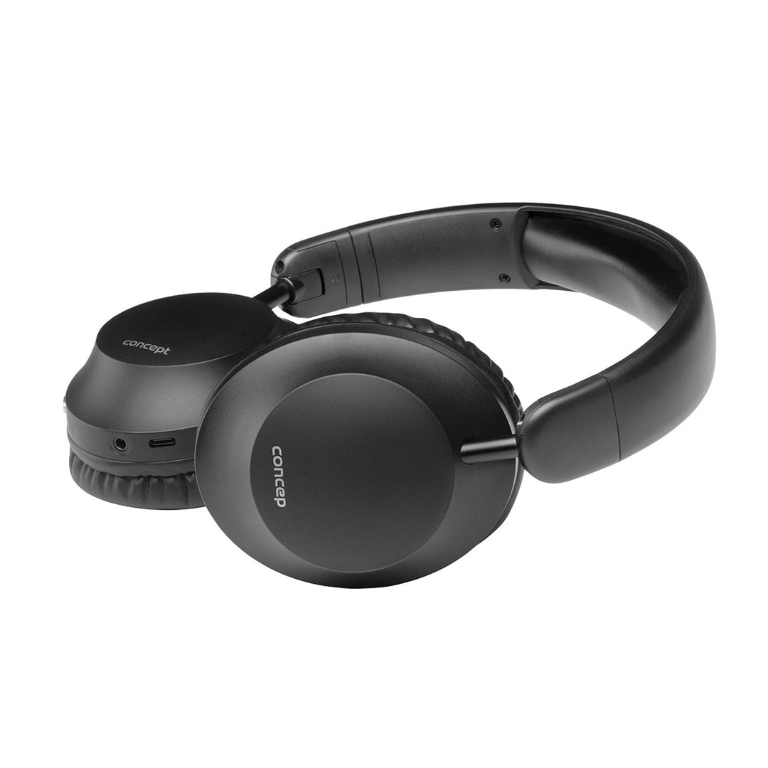 Concept SoundJoy wireless in-ear headphones, up to 45 hours playback time, Bluetooth 6.0, fast charging, active noise cancellation up to 18dB, black, HS4080
