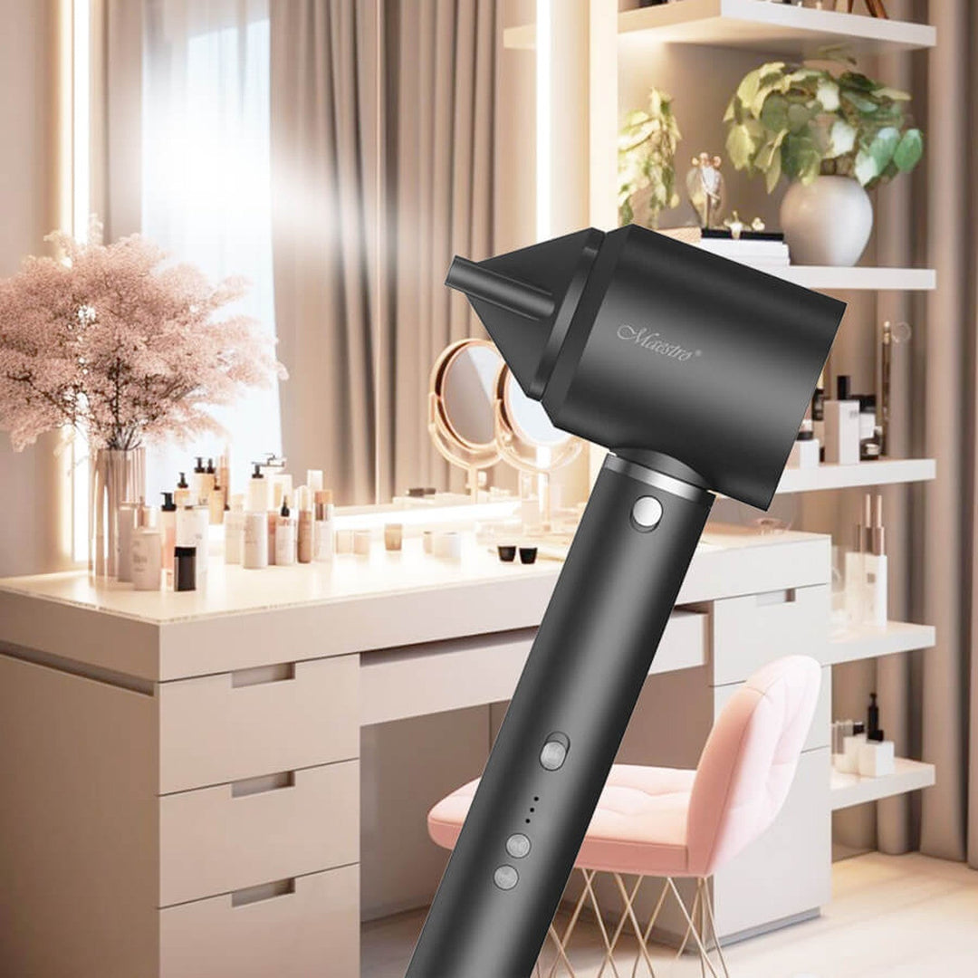 Maestro multistyler/hair care set, hair dryer, dryer-brush, automatic curling iron, 1200W power, 2 temperature settings + cold blow, MR-230