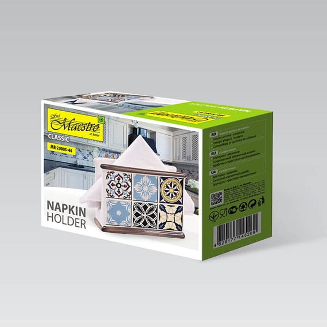 Ceramic napkin holder Holiday in Porto Maestro, MR-20005-44