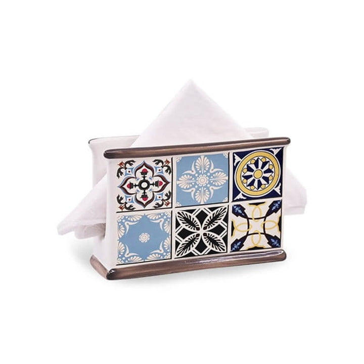 Ceramic napkin holder Holiday in Porto Maestro, MR-20005-44
