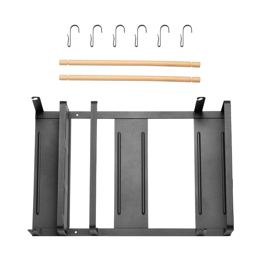 Maclean magnetic shelf for refrigerator / washing machine, black, 12kg max, MC-910, 2 pieces