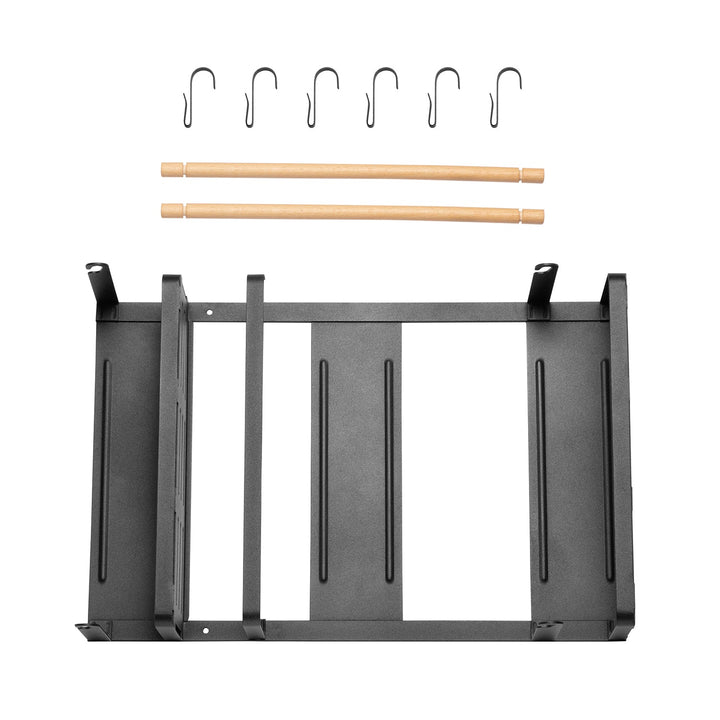 Maclean magnetic shelf for refrigerator / washing machine, black, 12kg max, MC-910, 2 pieces