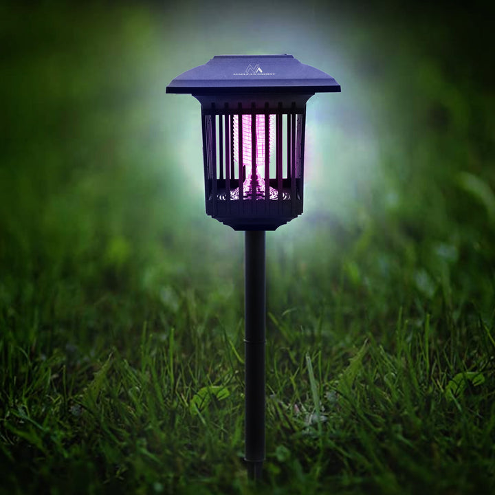 Maclean Solar LED Insecticide Light, IP44, LED/UV, 2*AA Ni-MH 200 mAh battery, solar 2V DC MCE448, 2 pieces