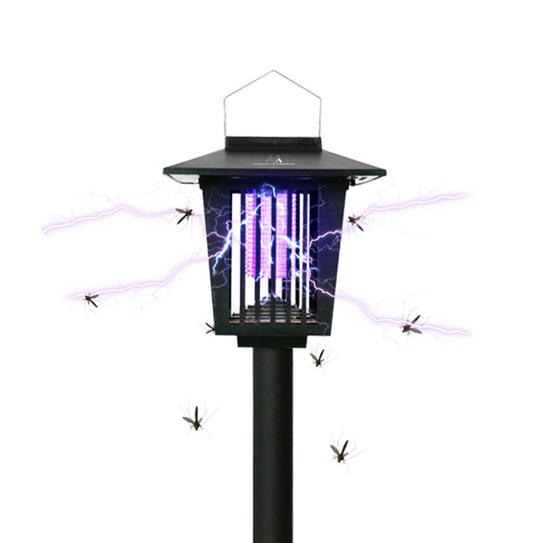 Maclean Solar LED Insecticide Light, IP44, LED/UV, 2*AA Ni-MH 200 mAh battery, solar 2V DC MCE448, 2 pieces