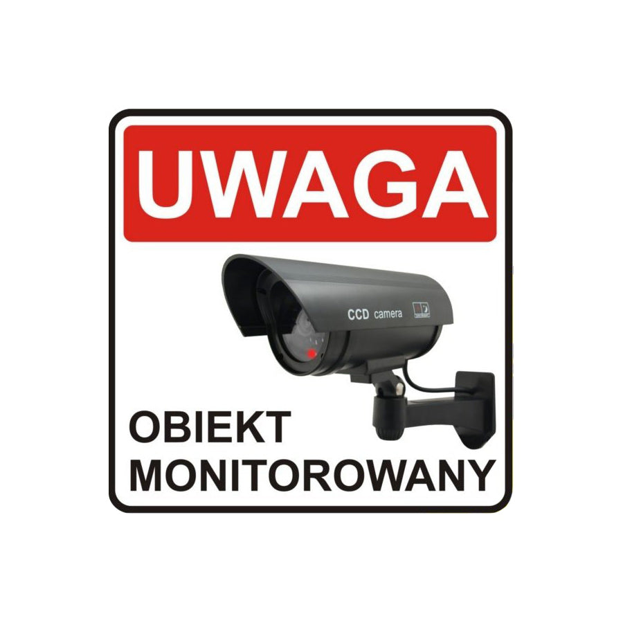 Dummy camera with flashing LED IR1100 B IR external + 2x AA battery Varta Industrial