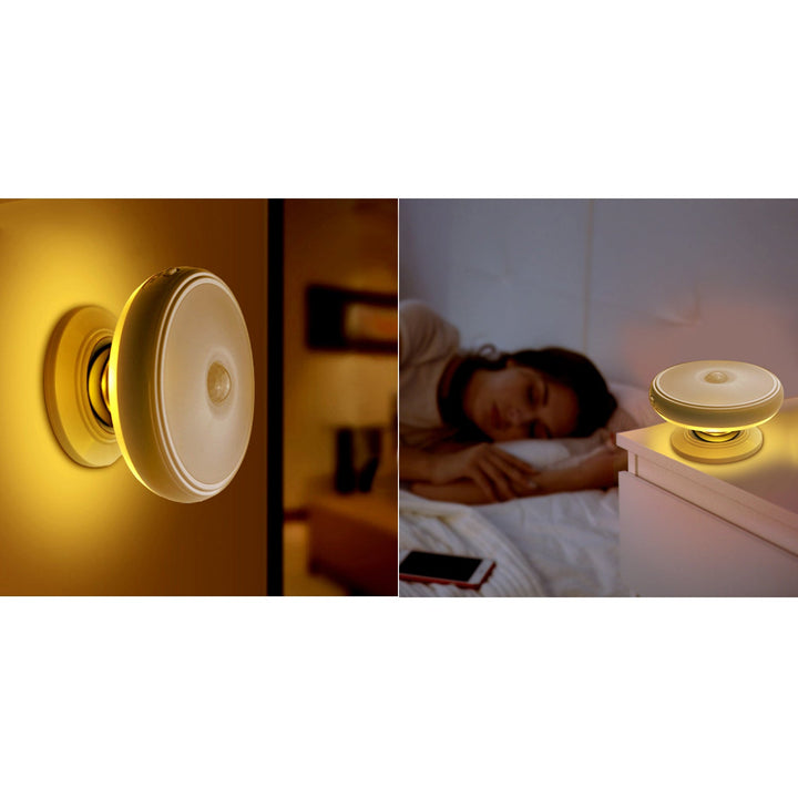 Maclean motion sensor LED lamp, magnet, back light, light modes: continuous, PIR sensor, 3xAA, MCE223 + 3 x Varta Industrial batteries