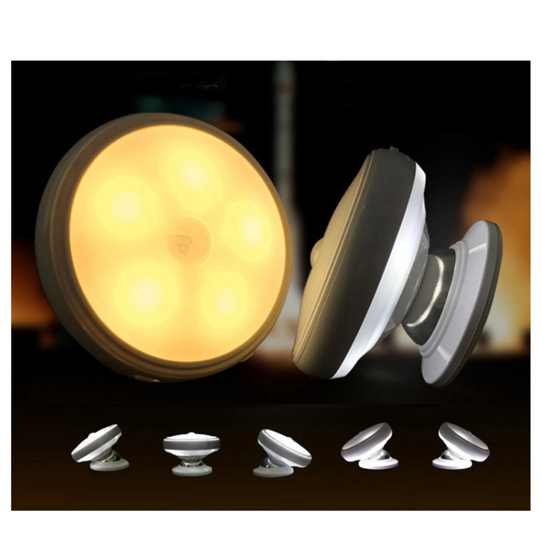 Maclean motion sensor LED lamp, magnet, back light, light modes: continuous, PIR sensor, 3xAA, MCE223 + 3 x Varta Industrial batteries