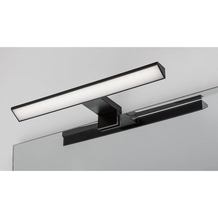 Rabalux bathroom lamp, 6W power, 4000K natural white, IP44. black, Loric