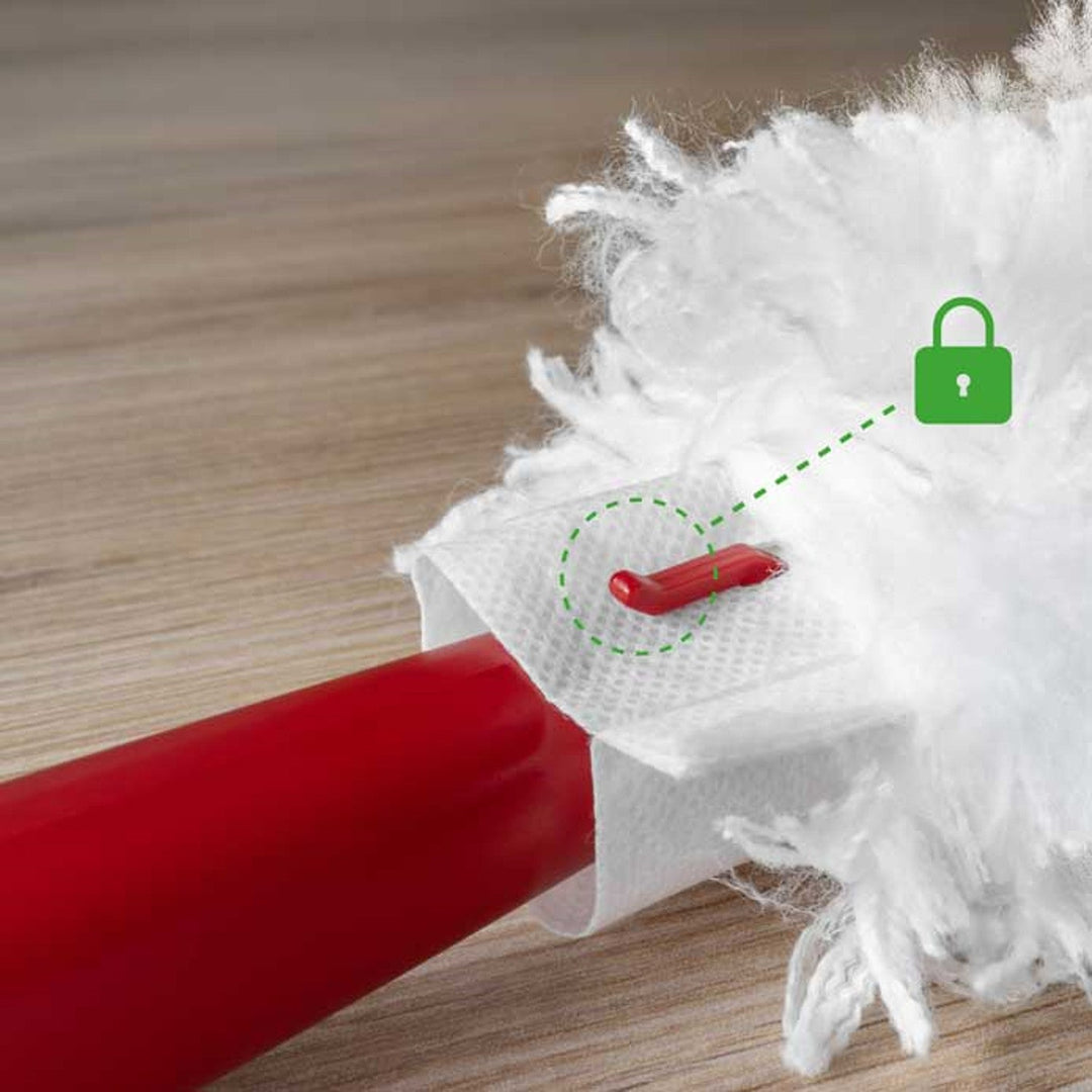 Vileda Flex&Catch dust broom cartridges, 5 pieces, 100% recycled fiber, 360° cartridge