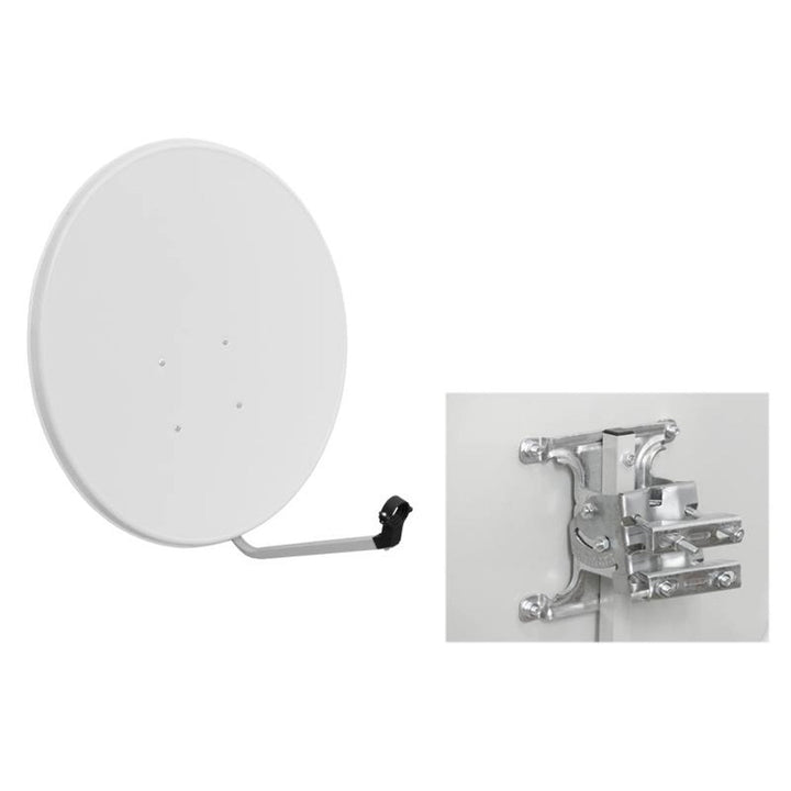 LTC satellite dish, 90 cm, light gray, high resistance to mechanical factors, LXSAT952