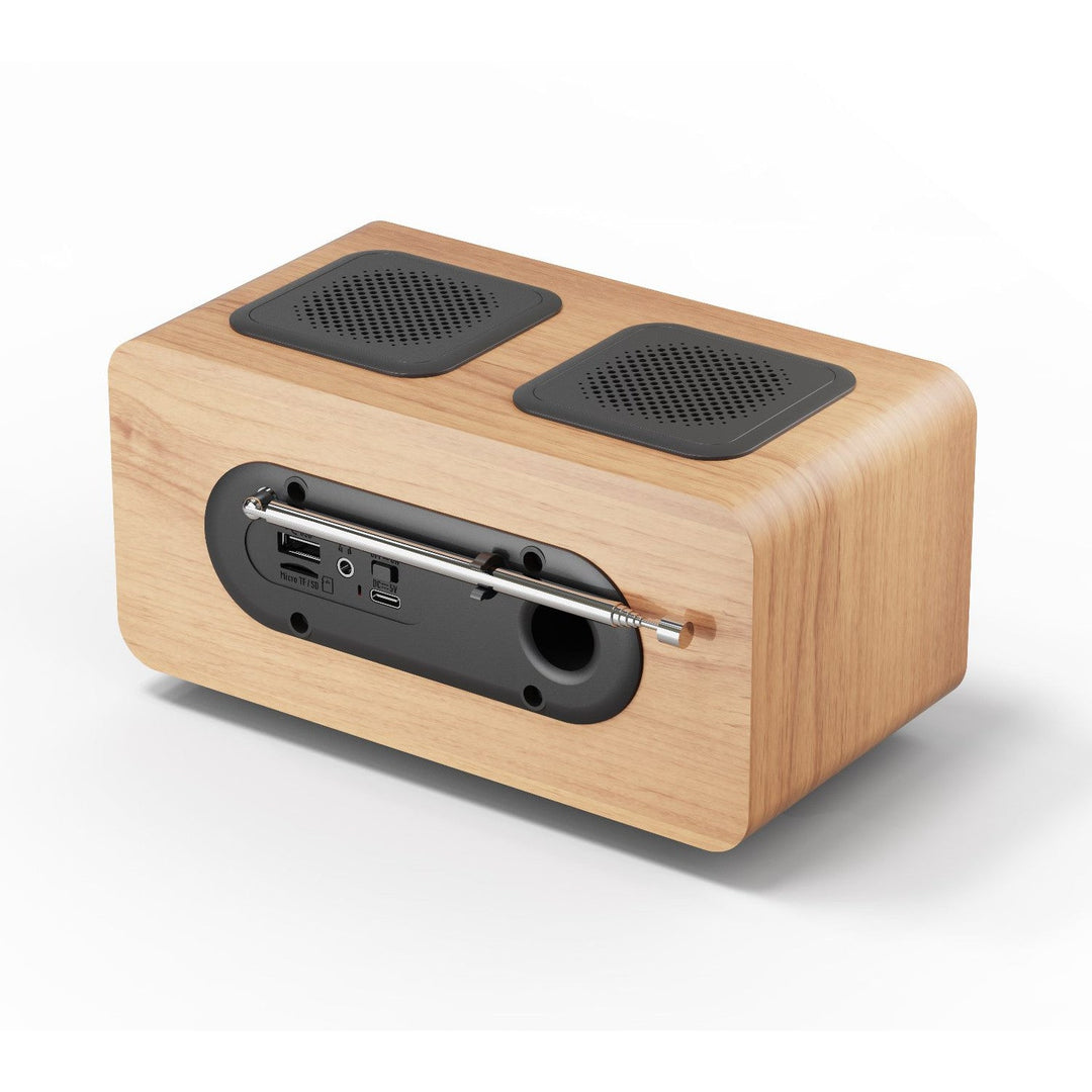 Blaupunkt portable radio, DAB+ digital radio and FM tuner, Bluetooth, headphone output, USB and microSD player, LCD display, clock and alarm function, powered by USB-C rechargeable battery, DR10CR