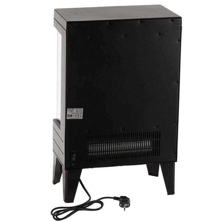 LED electric fireplace with remote control, 2 heating powers 1000W/2000W, thermostat, Adler AD 7755