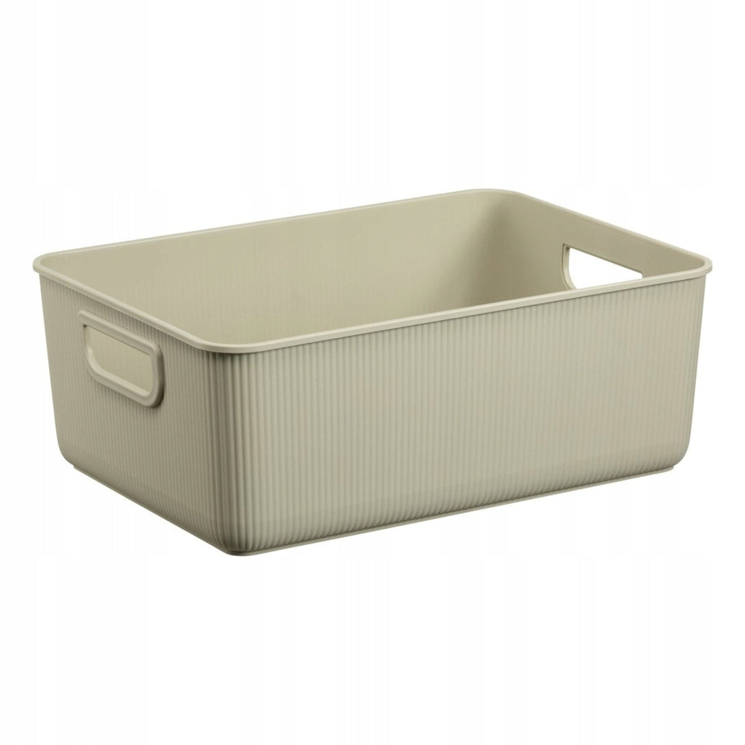 Akita Plast Team storage container, beige, 10L, 100% recycled, 60840802