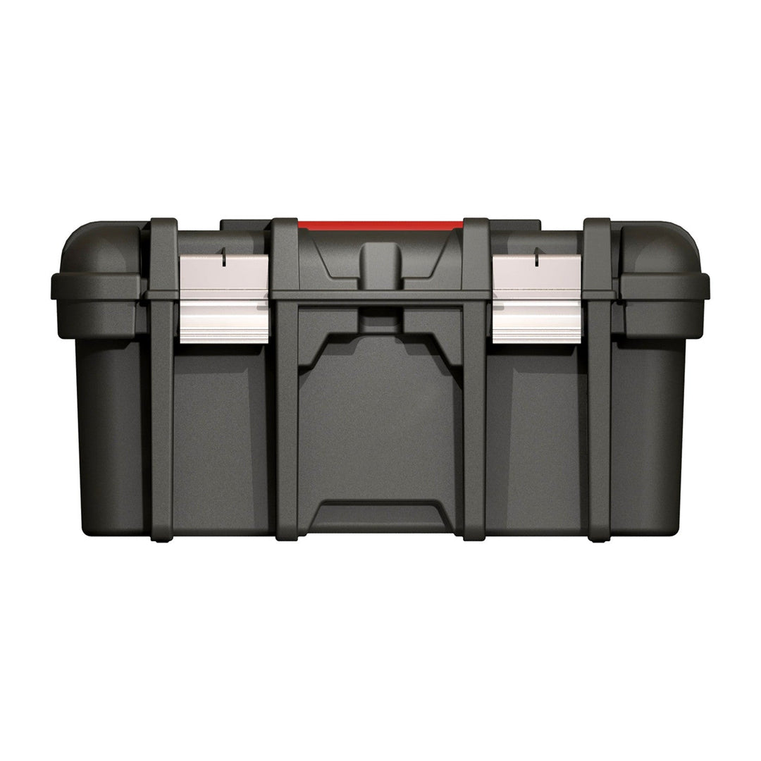 Keter tool box, metal latches, ergonomic handle, Wide Tool Box 16''