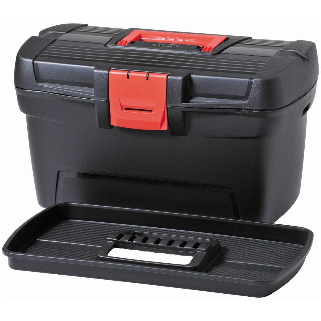 Curver toolbox, organizer with compartments, black, Herobox Basic 16'' 193603