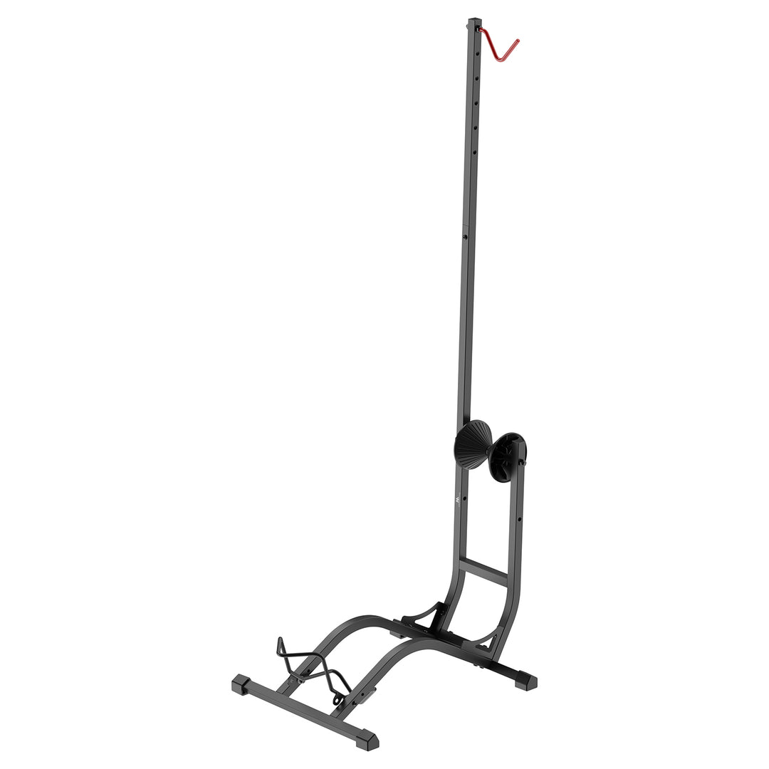 Maclean Floor Bike Rack, freestanding, horizontal/vertical, for storage, steel, max. load 35 kg, MC-170