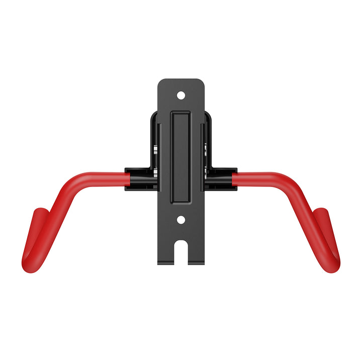 Maclean Horizontal Wall-Mounted Bike Rack, Steel, Max. Load 30 kg, Adjustable Angle, MC-172