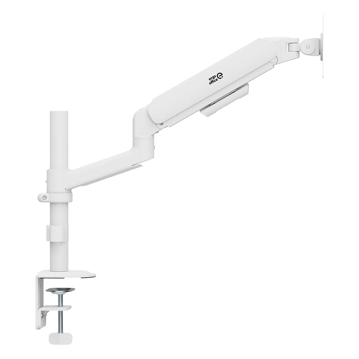 Ergo Office Monitor Mount/Hanger, Gas Spring, 17"-32", 1-10 kg, Matte White, Max. VESA 100x100, ER-691 W