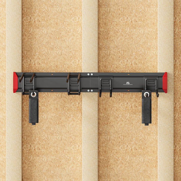 Maclean Wall-Mounted Tool Organizer, steel, max. load 136 kg, width 816 mm, MC-178