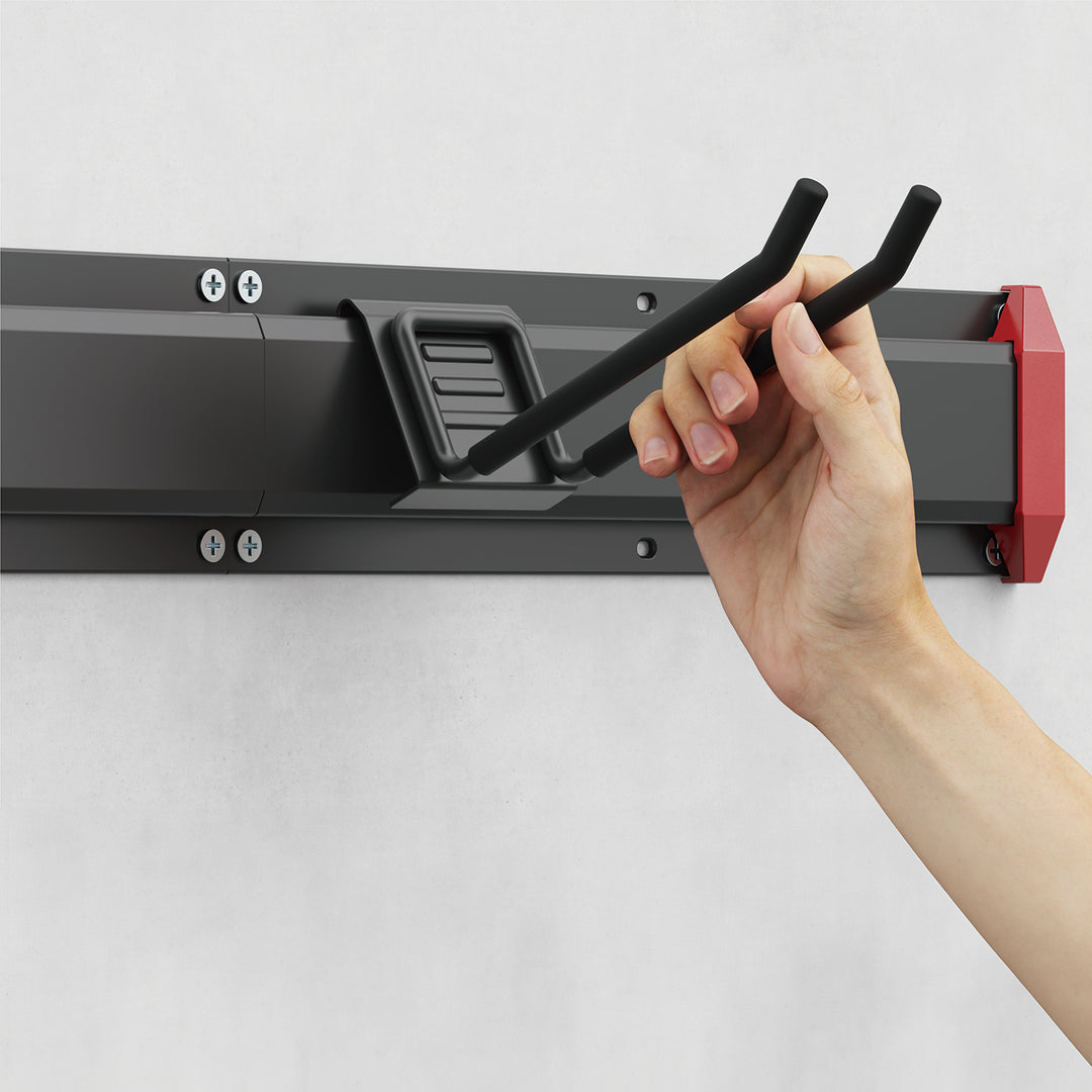 Maclean Wall-Mounted Tool Organizer, steel, max. load 136 kg, width 816 mm, MC-178