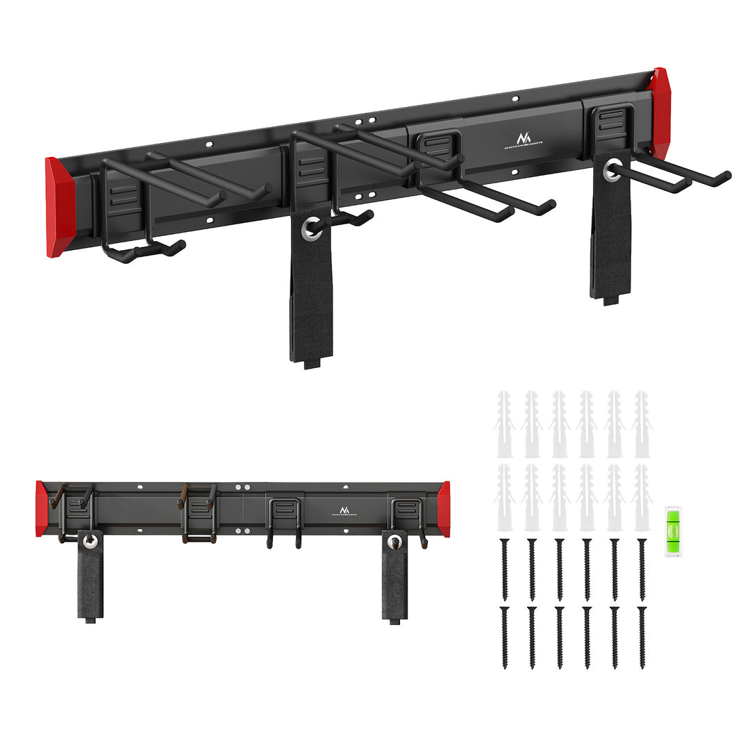 Maclean Wall-Mounted Tool Organizer, steel, max. load 136 kg, width 816 mm, MC-178