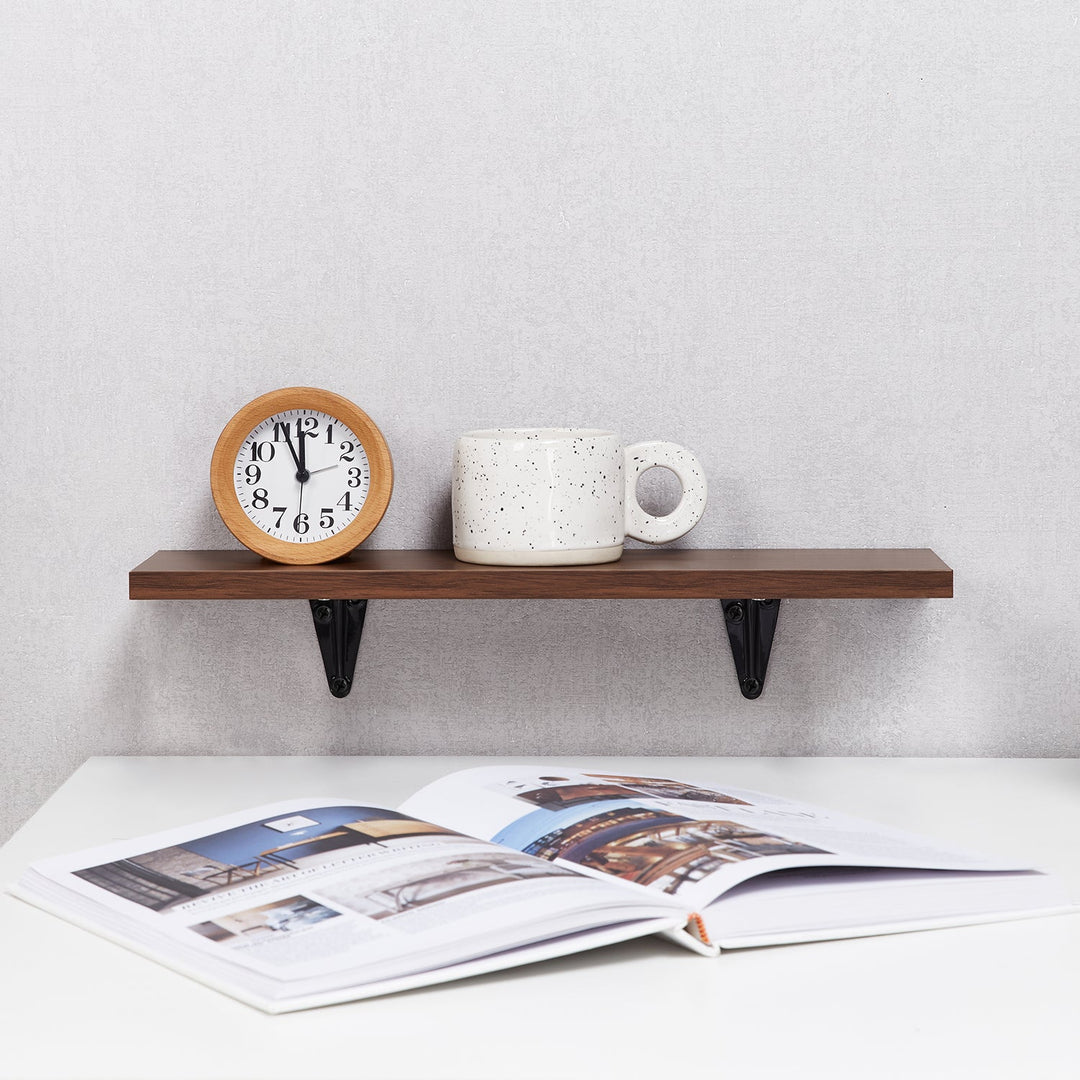 Maclean wall shelves, set of 18 pieces, 8kg max, for wall mounting, MC-331