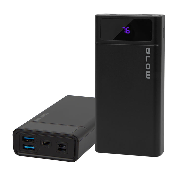 20,000 mAh PB20E Power Bank with Quick Charge 30 and Power Delivery 20W, Black, Blow