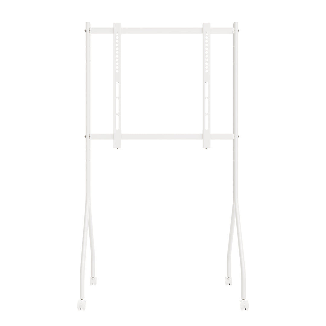 Maclean TV Stand / Cart, on wheels, 37–80", max. load 50 kg, max. VESA 600x400, white, MC-180 W
