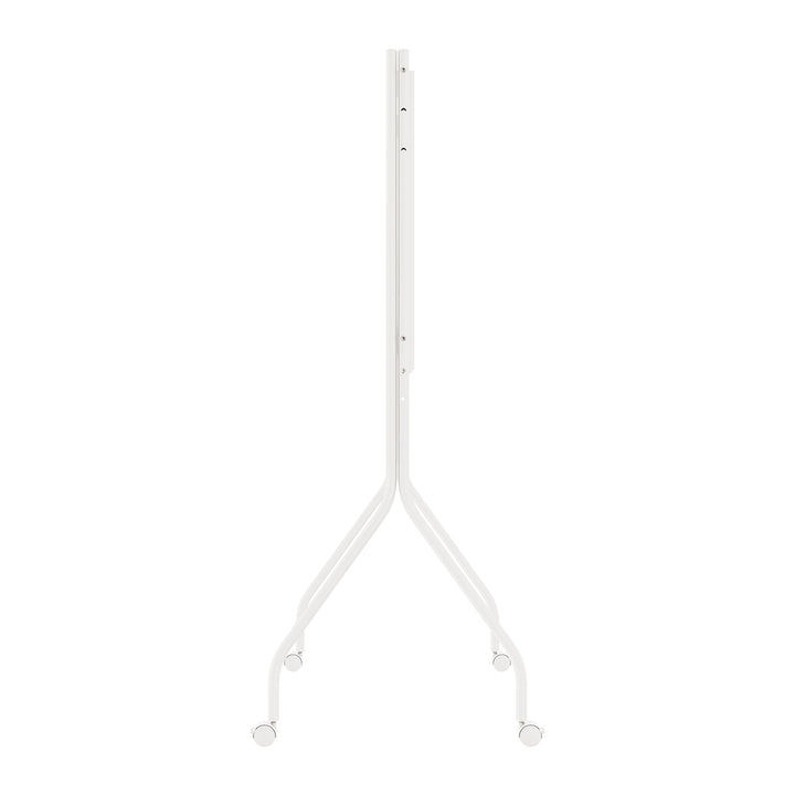Maclean TV Stand / Cart, on wheels, 37–80", max. load 50 kg, max. VESA 600x400, white, MC-180 W