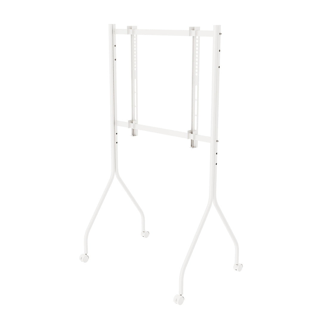 Maclean TV Stand / Cart, on wheels, 37–80", max. load 50 kg, max. VESA 600x400, white, MC-180 W