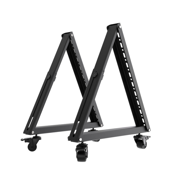 Maclean TV Cart / Floor Stand, 37–80", max. VESA 800x400, max. 75 kg, mobile, wheel lock, MC-183
