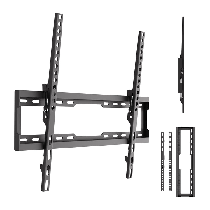 Maclean TV Mount / Bracket, max VESA 600x400, 37-86", up to 45 kg, black, tilt adjustment 0°–8°, MC-188