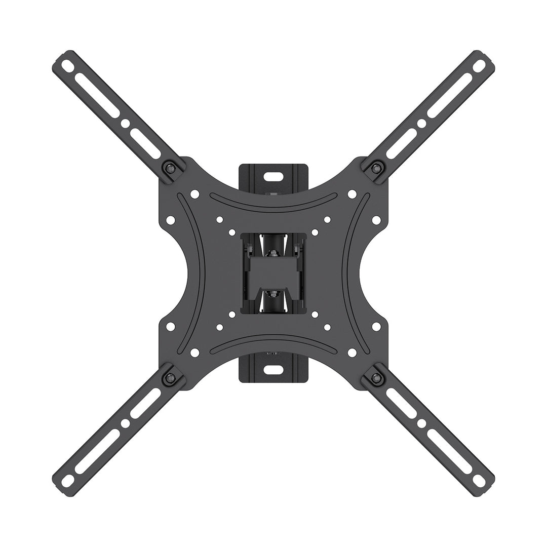 Maclean TV Mount / Bracket, max VESA 400x400, 32-55", up to 25 kg, black, tilt adjustment 0°–-15° and swivel adjustment +90°–-90°, MC-190