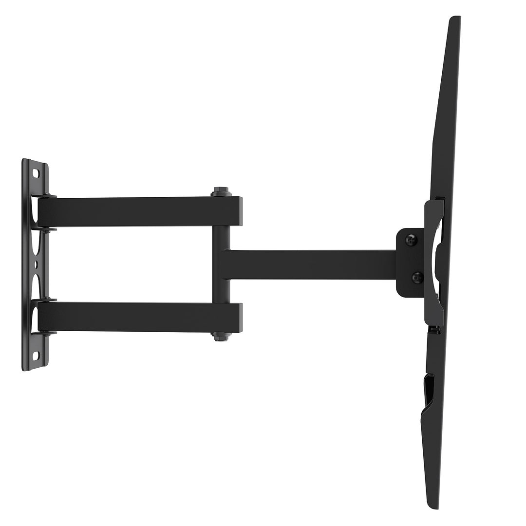 Maclean TV Mount / Bracket, max VESA 400x400, 32-55", up to 30 kg, black, tilt adjustment +2°–-10° and swivel adjustment +90°–-90°, MC-191