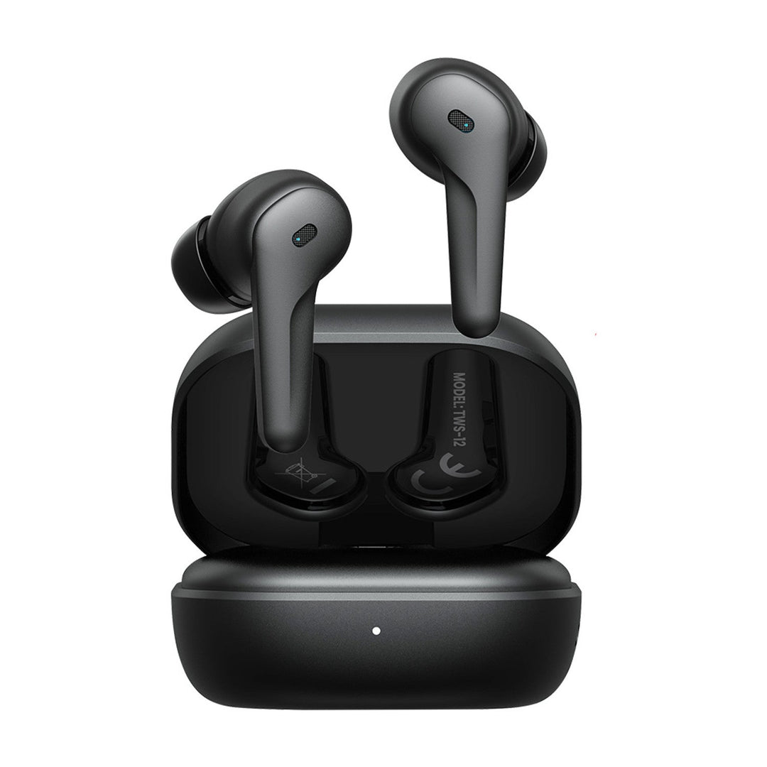 Savio Wireless Headphones, Bluetooth 5.3, ANC, USB-C, black