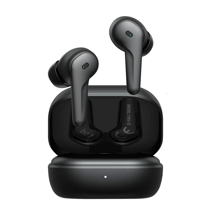 Savio Wireless Headphones, Bluetooth 5.3, ANC, USB-C, black