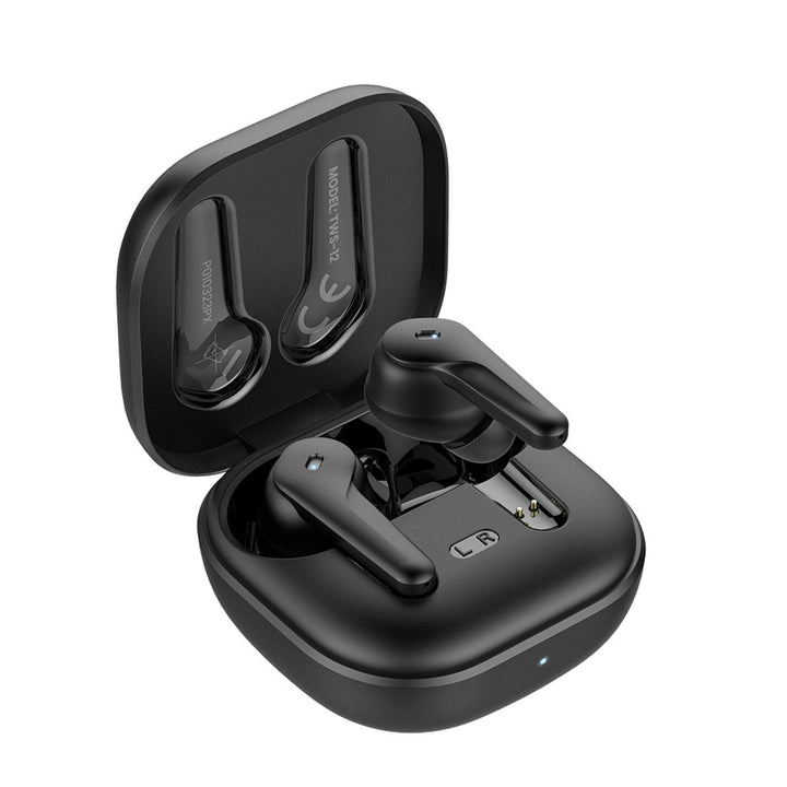 Savio Wireless Headphones, Bluetooth 5.3, ANC, USB-C, black