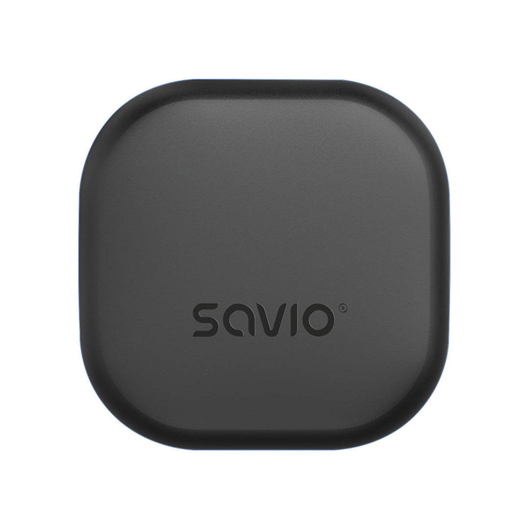 Savio Wireless Headphones, Bluetooth 5.3, ANC, USB-C, black