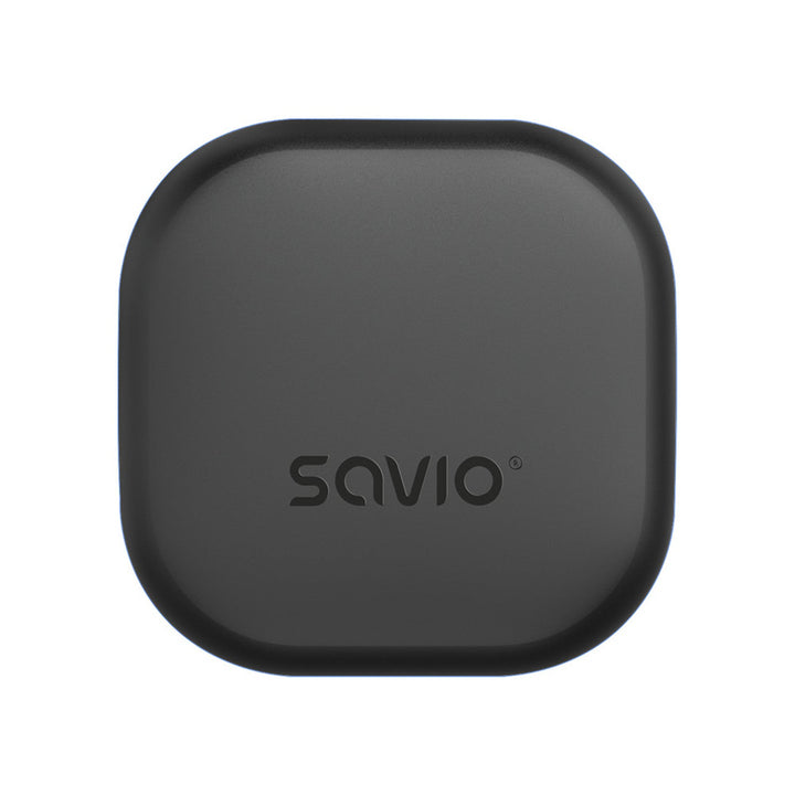 Savio Wireless Headphones, Bluetooth 5.3, ANC, USB-C, black