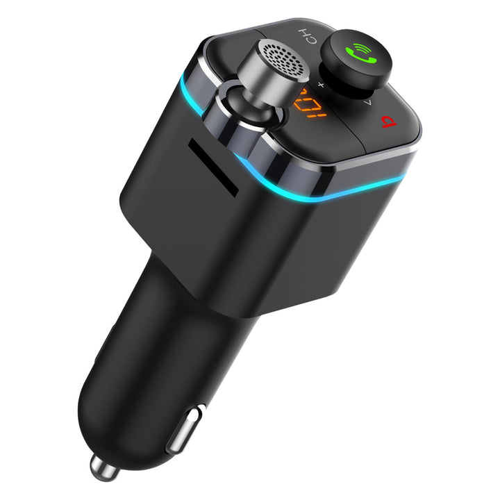 Savio MP3 car transmitter, Bluetooth 5.0, charging function, black, SAVFMTRANSTR-12