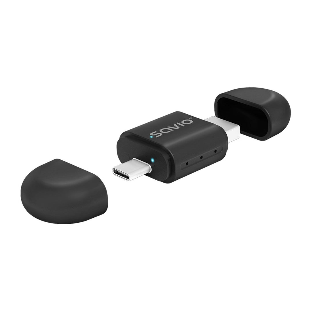 Bezprzewodowy adapter Savio, CarPlay, Android Auto, Bluetooth, Wi-Fi, SAVTR-17