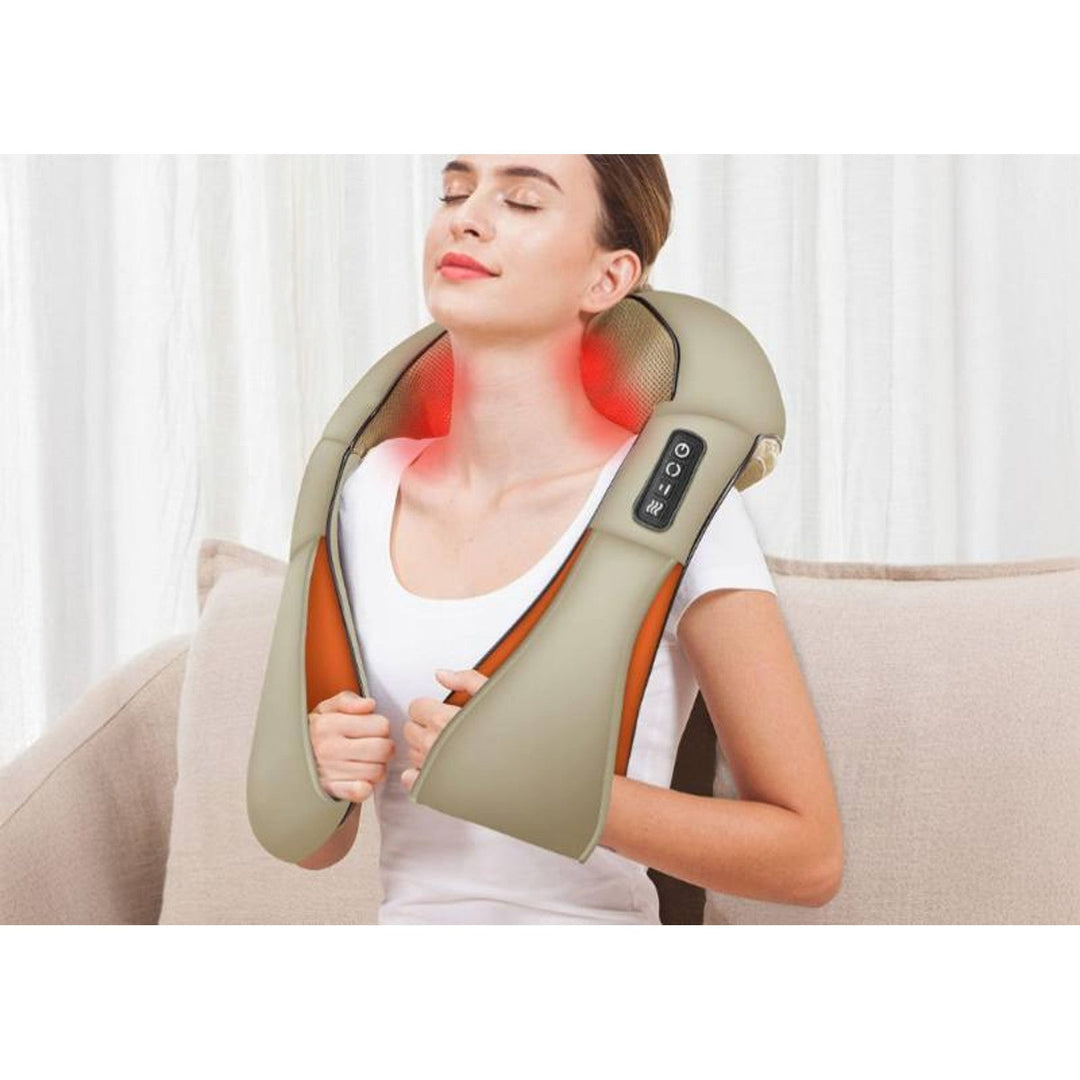 LTC Shiatsu 6D arm massager, 3 speeds, 5V, 24W, Heating function, LED backlight, Non-slip straps