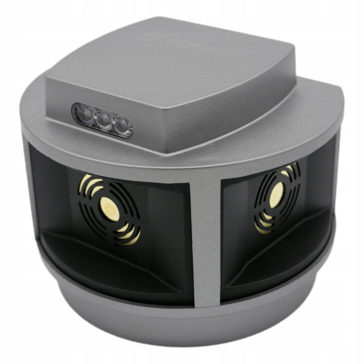 Rodent, marten, mouse repellent Viano, ultrasonic generator, strobe panel, three speakers, Trio-Strob