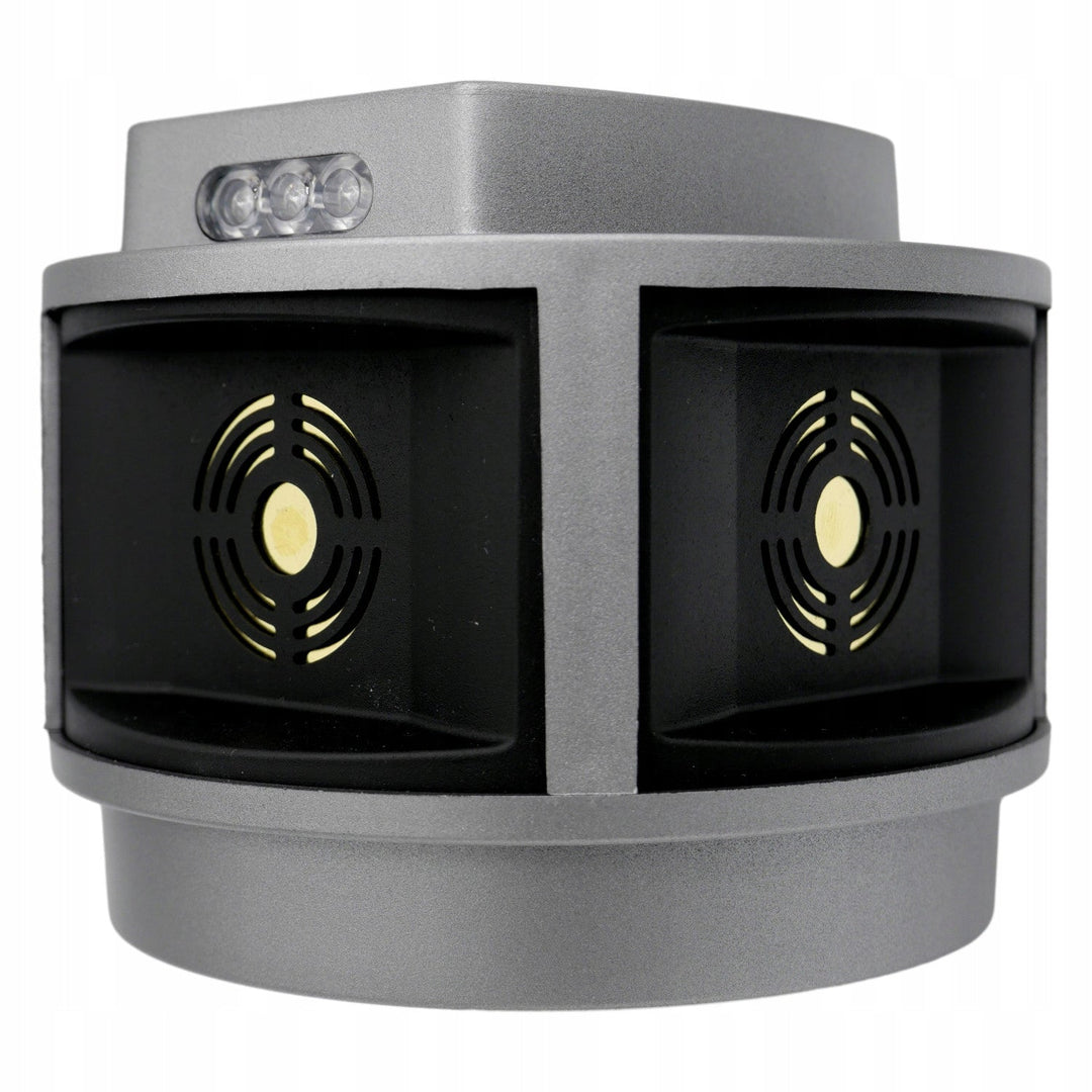 Rodent, marten, mouse repellent Viano, ultrasonic generator, strobe panel, three speakers, Trio-Strob