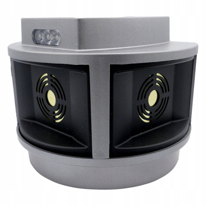 Rodent, marten, mouse repellent Viano, ultrasonic generator, strobe panel, three speakers, Trio-Strob