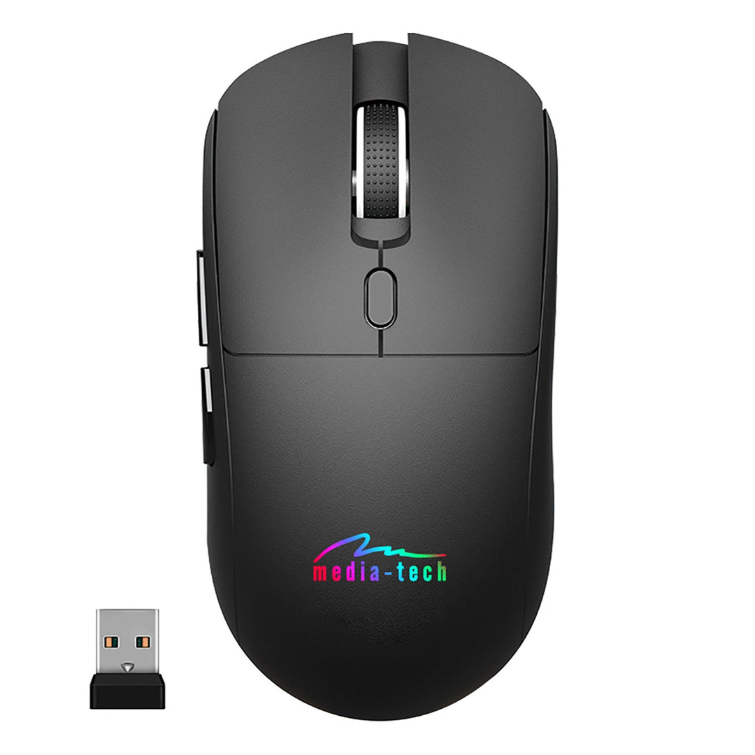 Wireless 2-in-1 (BT/RF) silent & recharge mouse MT1124, Media-Tech